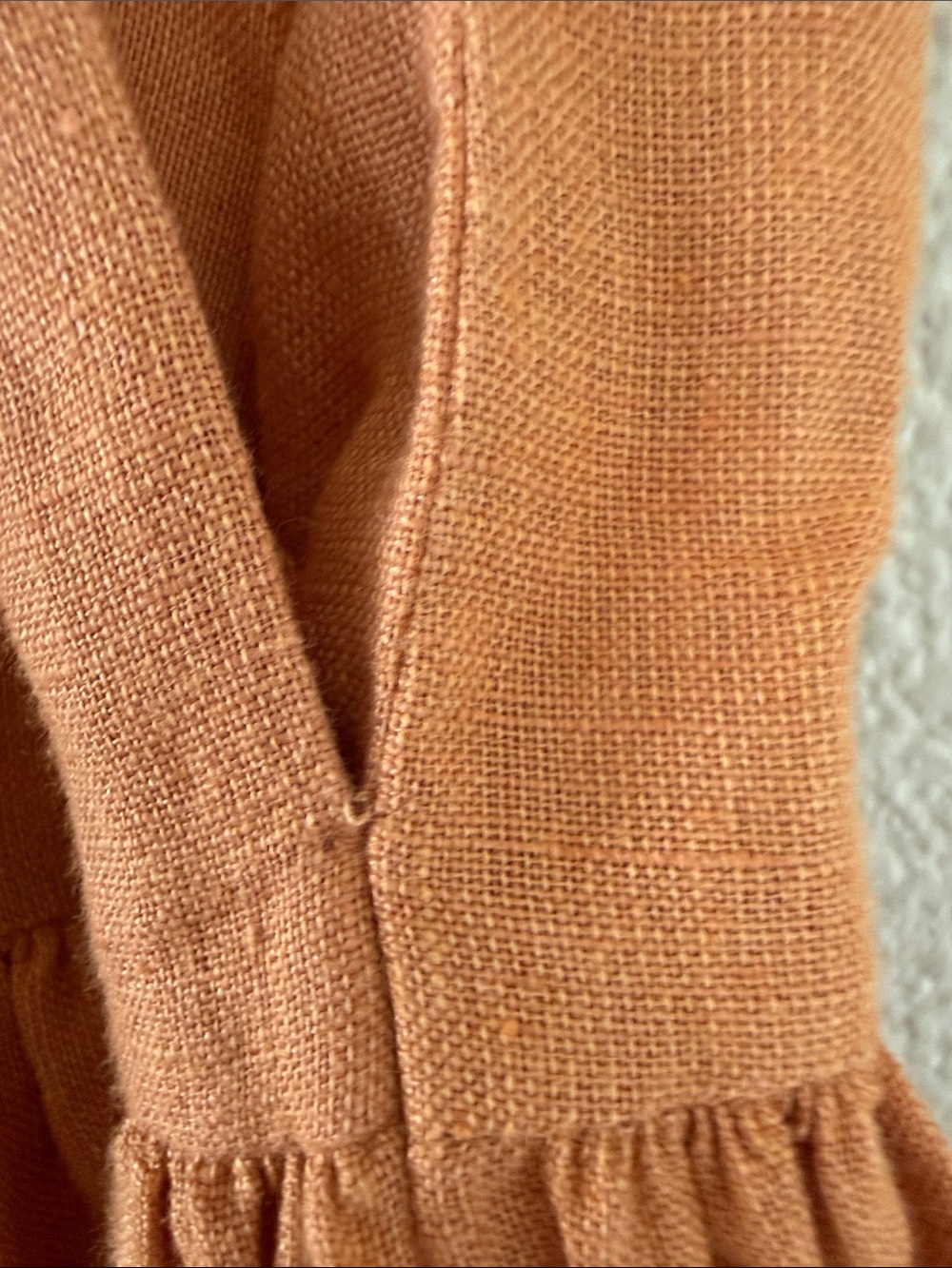 Sleeveless Tiered Maxi Dress in Terracotta - Picture 6 of 15